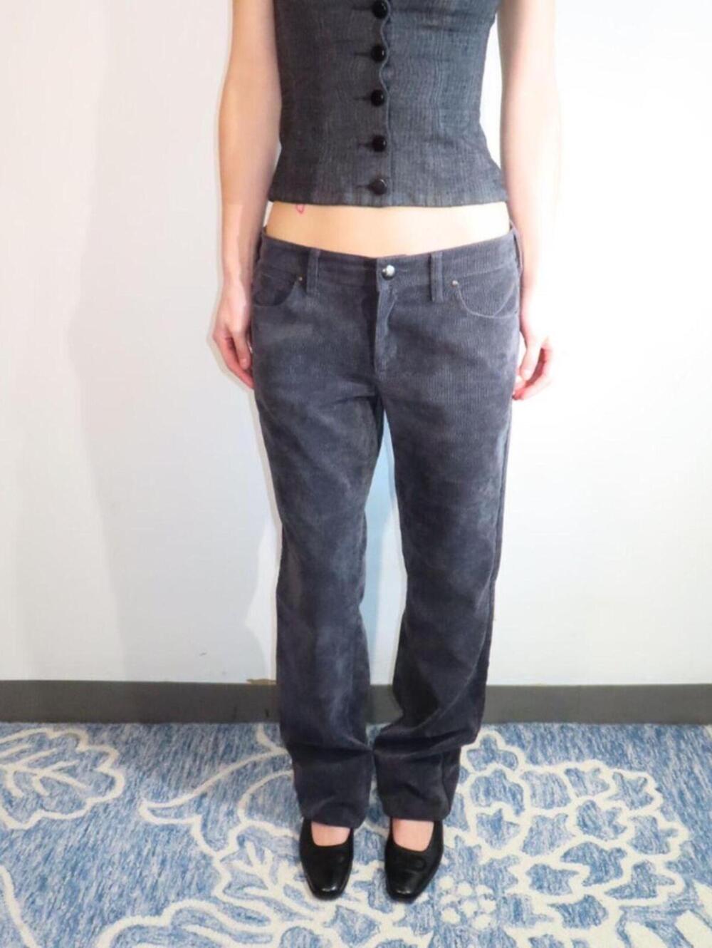 Armani Jeans Women's Navy Trousers